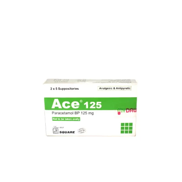 Ace Paracetamol Suppository 125mg 10's