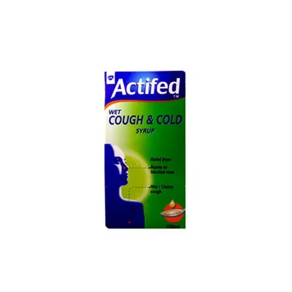 Actifed Wet Cough And Cold Syrup 100ml