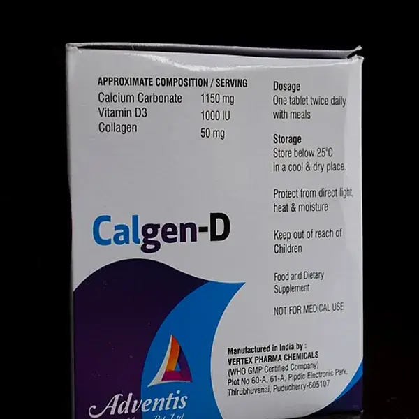 Calgen D Calcium and Vitamin D3 Tablets 30s