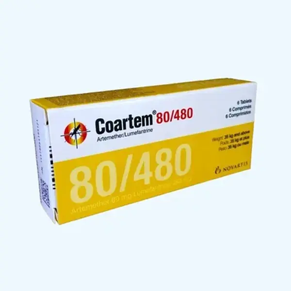 Coartem 80/480 Tablets 6's