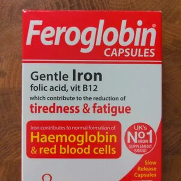 Feroglobin Iron and Folic Acid Capsules 30s