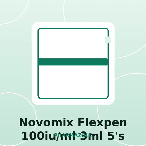 Novomix Flexpen 100iu/ml 3ml 5's