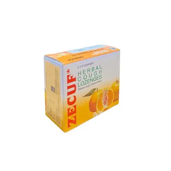 Zecuf Cough Lozenges Orange 20's